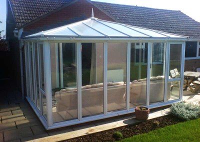 Conservatory before the installation of films